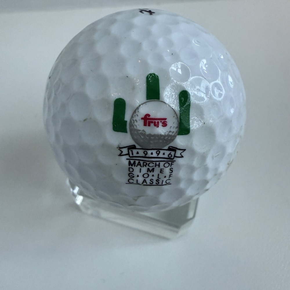 Fry's Electronics 1994 March of Dimes Golf Classic Golf Ball Titleist 1 HP2 Tour